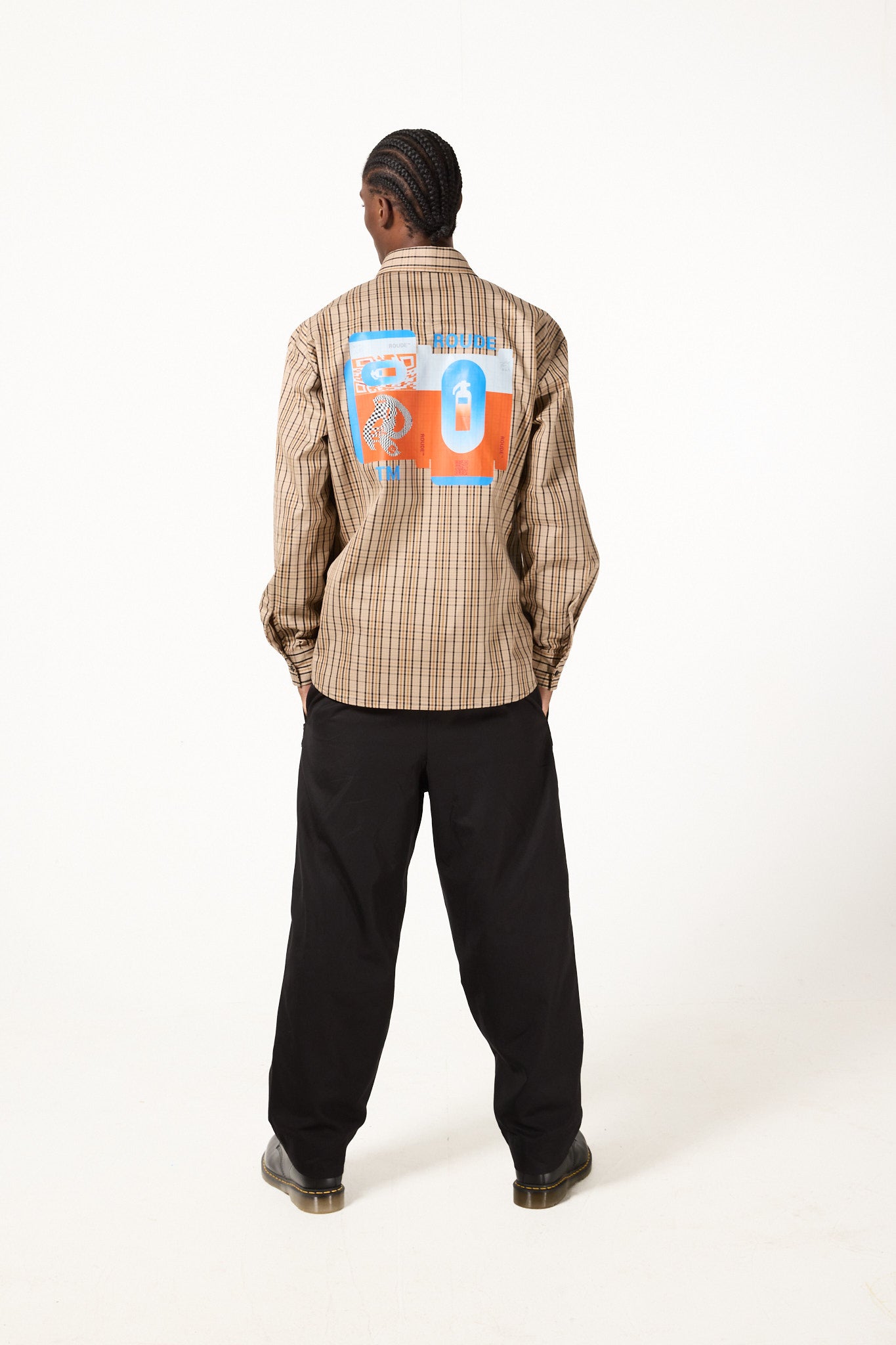 Chemise à carreaux graphique ROUDE™