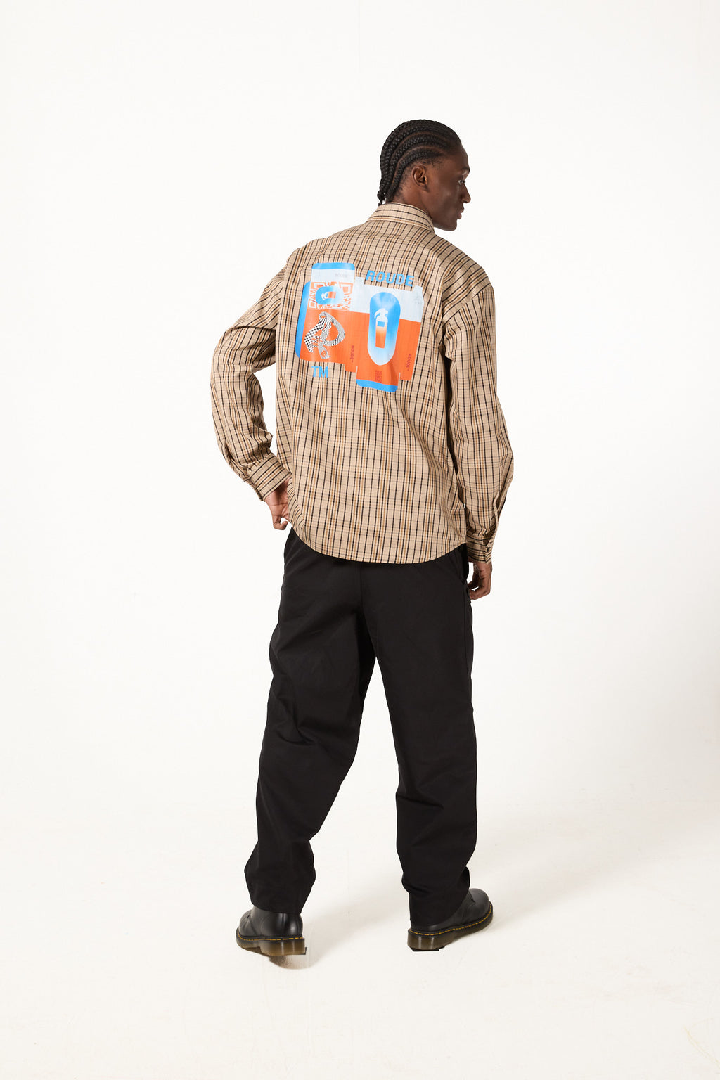 Chemise à carreaux graphique ROUDE™