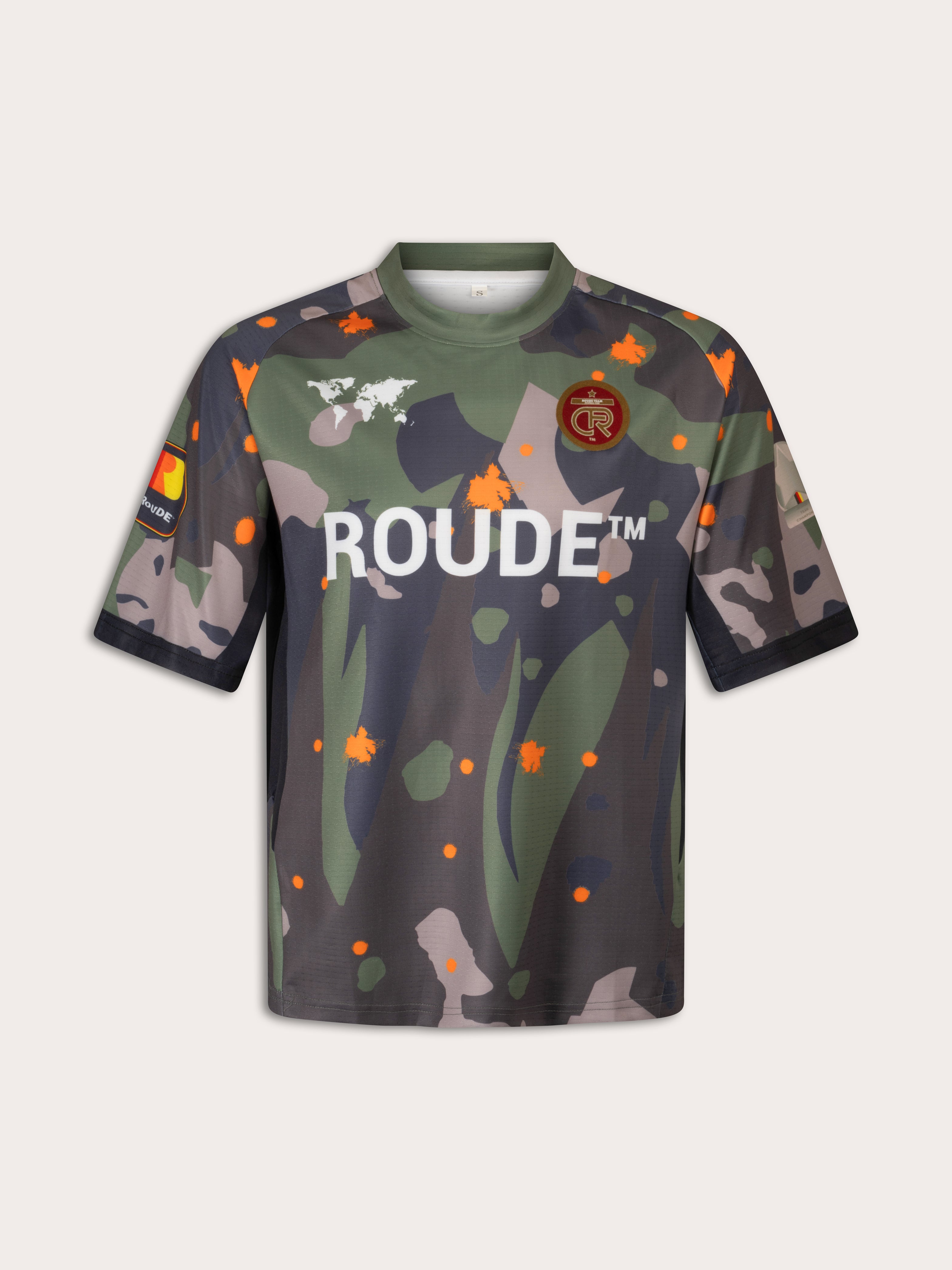 Maillot camouflage « ROUDE » manches courtes